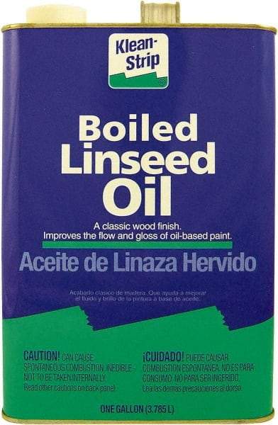 Klean-Strip - 4 Qt Metal Can Clear Wood Stain - Boiled Linseed Oil-Based, 0 g/L VOC Content - Apex Tool & Supply