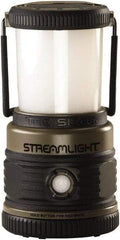 Streamlight - 4 White, 1 Red LED Bulb, Spotlight/Lantern Flashlight - Coyote Tan Plastic Body, 3 D Alkaline Batteries Included - Apex Tool & Supply