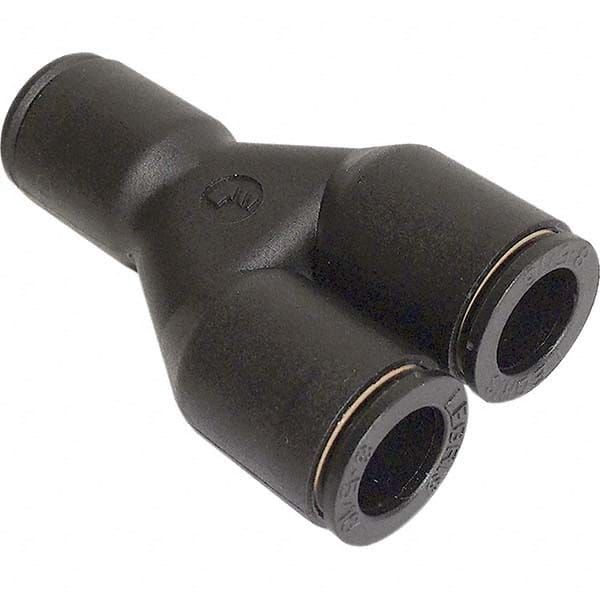 Legris - Plastic Push-To-Connect Tube Fittings Type: Union Y Tube Outside Diameter (mm): 10 x 12 - Apex Tool & Supply