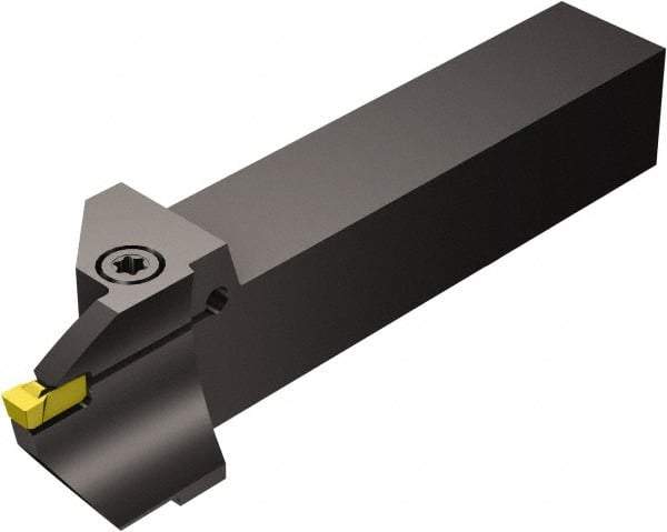 Sandvik Coromant - F151.37, Left Hand, 8.7mm Max Depth of Cut, Indexable Grooving Tool Holder - N151.3-300-25-7G Insert Compatibility, 25mm Shank Height, 25mm Shank Width, 150mm OAL - Apex Tool & Supply
