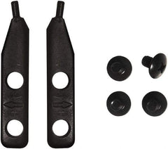 Lang - 2" Long Plier Straight Tips - For Use with HD Retaining Ring Pliers #1485 & 1486 - Apex Tool & Supply