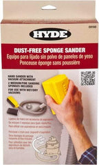Hyde Tools - 3' Hose Length, Sanding Sponge - Use With Shop Vacs - Apex Tool & Supply