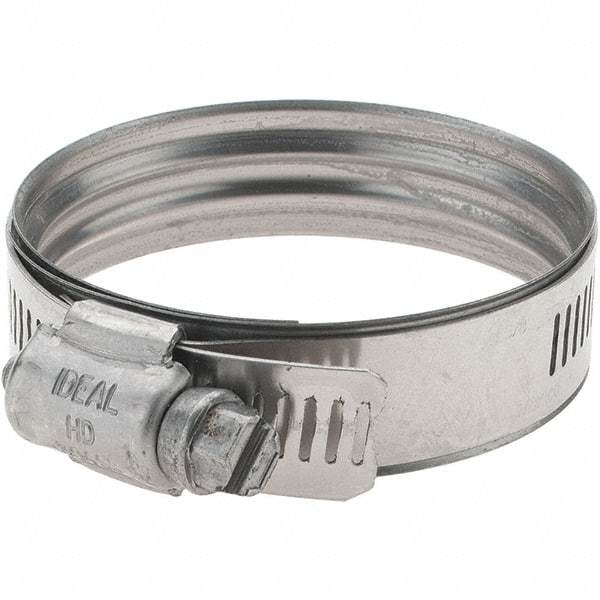 IDEAL TRIDON - SAE Size 34, 41 to 62mm Diam, Stainless Steel 360° Worm Drive Clamp - Apex Tool & Supply