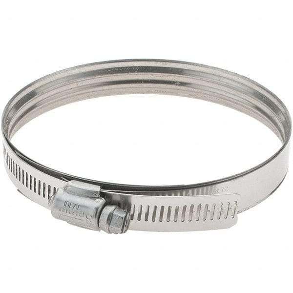 IDEAL TRIDON - SAE Size 72, 81 to 122mm Diam, Stainless Steel 360° Worm Drive Clamp - Apex Tool & Supply