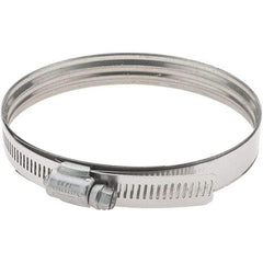 IDEAL TRIDON - SAE Size 72, 81 to 122mm Diam, Stainless Steel 360° Worm Drive Clamp - Apex Tool & Supply