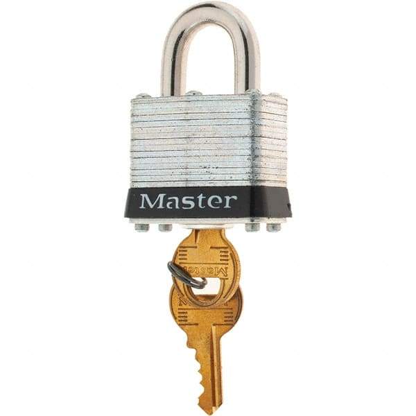 Master Lock - Padlocks Keyed: Keyed Alike Shackle Clearance: 3/4 (Inch) - Apex Tool & Supply