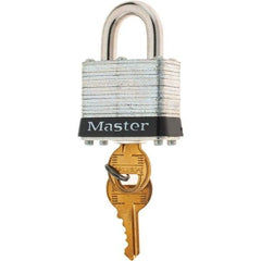 Master Lock - Padlocks Keyed: Keyed Alike Shackle Clearance: 3/4 (Inch) - Apex Tool & Supply