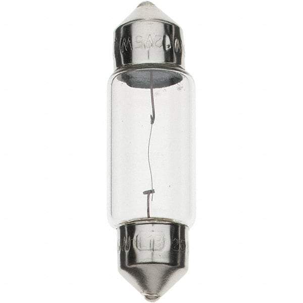 Import - 12 Volt, Incandescent Miniature & Specialty T3-1/4 Lamp - Festoon Cap Base - Apex Tool & Supply