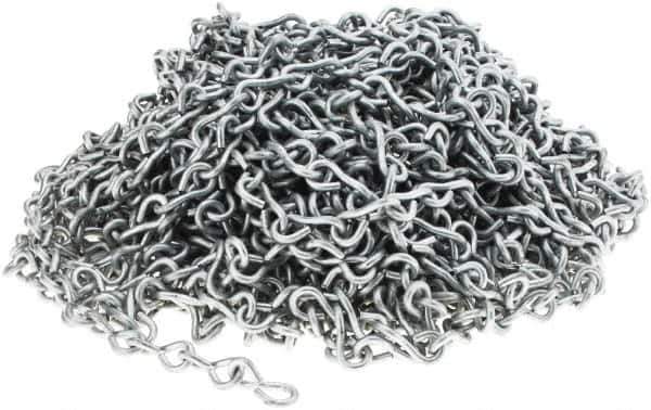 Peerless Chain - 0.135" Diam Single Jack Chain - 43 Lb Load Limit, #10 - Apex Tool & Supply