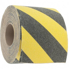 Made in USA - Black & Yellow Anti-Slip Tape - 6" Wide x 60' Long - Apex Tool & Supply