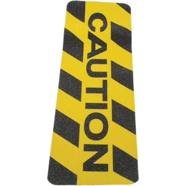 Made in USA - Black & Yellow Anti-Slip Cleat - 6" Wide x 2' Long - Apex Tool & Supply