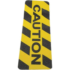 Made in USA - Black & Yellow Anti-Slip Cleat - 6" Wide x 2' Long - Apex Tool & Supply