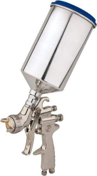 Value Collection - Gravity Feed Conventional Paint Spray Gun - 32 oz Capacity, 15 to 43 psi, 6.4 to 13.1 CFM - Apex Tool & Supply