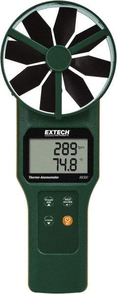 Extech - 0.2 to 30 m/Sec Air CFM and CMM Thermo Anemometer - 140°F Max - Apex Tool & Supply