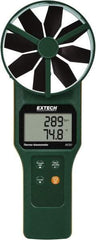 Extech - 0.2 to 30 m/Sec Air CFM and CMM Thermo Anemometer - 140°F Max - Apex Tool & Supply