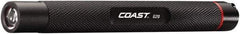 Coast Cutlery - Aluminum Industrial Tactical Flashlight - 18 Lumens, 10 hr Runtime, LED Bulb, Black Body, 2 AAA Batteries - Apex Tool & Supply