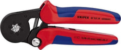 Knipex - 7-1/8" OAL Crimping Pliers - Plastic PVC Handle - Apex Tool & Supply