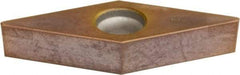 Sumitomo - 2NC-VBGA221 Grade BNC160 PCBN Turning Insert - TiN Finish, 35° Diamond, 1/4" Inscr Circle, 1/8" Thick, 1/64" Corner Radius - Apex Tool & Supply