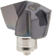 Iscar - Series ICM, 0.248" Diam Grade IC908 140° Replaceable Drill Tip - Carbide, TiAlN Finish, 6 Seat Size, Through Coolant - Apex Tool & Supply