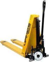 Lift-Rite - 3,000 Lb Capacity, 31-1/2" Lift Industrial Pallet Truck - 3-1/4" Min Lift Height, 48" Fork Length x 7" Fork Width, 20-1/2" Overall Width - Apex Tool & Supply