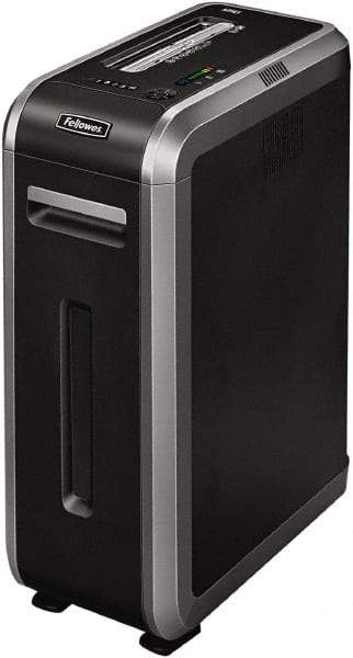 FELLOWES - 5/32 x 1-1/2" Strip, Manual 18 Sheet Cross Cut Paper Shredder - 21-1/8" Long x 11-1/4" Wide x 28" High, Level 4 Security, 14 Gal Wastebasket - Apex Tool & Supply