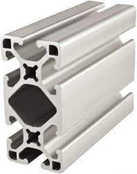 80/20 Inc. - 72 Inches Long x 1-1/2 Inches Wide x 3 Inches High, T Slotted Aluminum Extrusion - 1.695 Square Inches, Clear Anodized Finish - Apex Tool & Supply