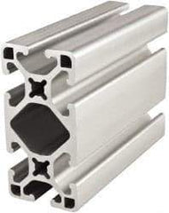80/20 Inc. - 145 Inches Long x 1-1/2 Inches Wide x 3 Inches High, T Slotted Aluminum Extrusion - 1.695 Square Inches, Clear Anodized Finish - Apex Tool & Supply