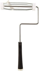 Wooster Brush - 4" Wide x 12-1/2" Long Roller Frame - Metal Frame, Plastic Handle - Apex Tool & Supply
