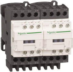 Schneider Electric - 4 Pole, 120 Coil VAC at 50/60 Hz, 32 Amp at 440 VAC, Reversible IEC Contactor - Bureau Veritas, CCC, CSA, CSA C22.2 No. 14, DNV, EN/IEC 60947-4-1, EN/IEC 60947-5-1, GL, GOST, LROS, RINA, RoHS Compliant, UL 508, UL Listed - Apex Tool & Supply