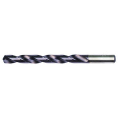 7/32 RHS / RHC HSS-CO 8% (M42) 135 Degree Split Point Heavy Duty Cobalt Drill - TiAlN - Exact Industrial Supply