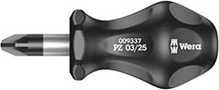 Wera 05009337001 Stubby/Carburettor screwdriver PZ03x25mm,Multi-colour - Apex Tool & Supply