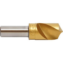 1/2 HSS Uniflute Csink,90 Deg,TiN Coated Alternate Manufacture # 61112 - Apex Tool & Supply
