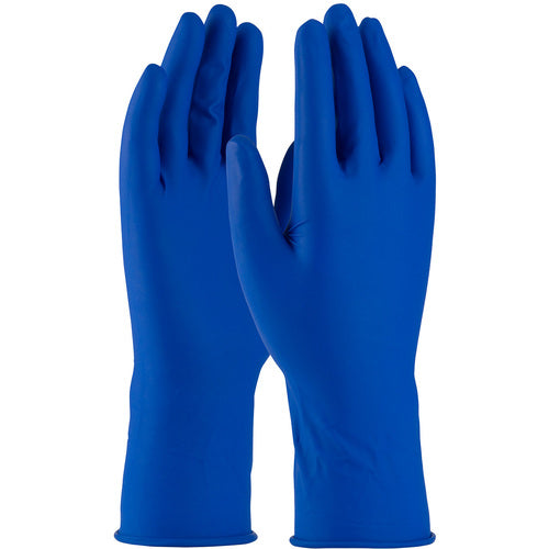 ‎62-327PF/S Disposable Gloves - Ambi-Thix Medical Disposable Latex - Blue 13 Mil Powder Free - Textured - Exact Industrial Supply