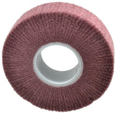 3M - 8" Diam Aluminum Oxide Finishing Flap Wheel - 3" Hole, 2" Wide, Density 3, Nonwoven, Fine Grade, 3,200 Max RPM - Apex Tool & Supply
