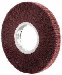 3M - 8" Diam Aluminum Oxide Finishing Flap Wheel - 3" Hole, 1" Wide, Density 3, Nonwoven, Very Fine Grade, 3,200 Max RPM - Apex Tool & Supply