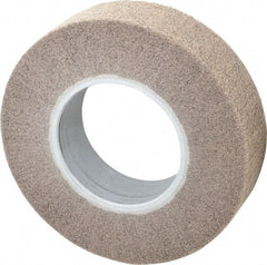 3M - 8" Diam Aluminum Oxide Cutting, Polishing Flap Wheel - 4" Hole, 2" Wide, Density 7, Nonwoven, Medium Grade, 4,000 Max RPM - Apex Tool & Supply