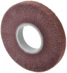 3M - 8" Diam Aluminum Oxide Finishing Flap Wheel - 3" Hole, 1" Wide, Density 7, Nonwoven, Fine Grade, 3,200 Max RPM - Apex Tool & Supply