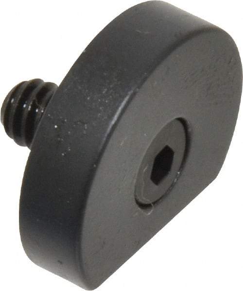 Mitee-Bite - 1/8" Mild Steel Hex, 1/4-20 Stud Thread, Symmetrical Hex Clamp - 1/4" Hex Height, 800 Lb Holding Force, Mild Steel Stud, 15/32" Long Thread, 6.2 Ft/Lb Torque, 4 Clamps - Apex Tool & Supply