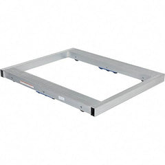 Vestil - 8,000 Lb Capacity Aluminum Pallet Dolly - 48" Long x 40" Wide x 4-1/4" High, 3" Wheels - Apex Tool & Supply