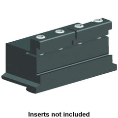 Kennametal - Tool Block Style A2TEN, 52mm Blade Height, 135mm OAL, 80mm OAH, Indexable Cutoff Blade Tool Block - 50mm Shank Height, 38mm Shank Width, Reversible, Series A2 Cut-Off - Apex Tool & Supply