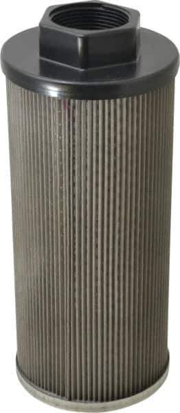 Flow Ezy Filters - 100 Mesh, 189 LPM, 50 GPM, 4.2" Diam, Female Suction Strainer without Bypass - 1-1/2 Port NPT, 9.8" Long - Apex Tool & Supply