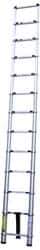 Vestil - 10-1/2' High, Type II Rating, Aluminum Telescopic Ladder - 225 Lb Capacity, 7-1/2' Working Length - Apex Tool & Supply
