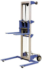 Vestil - 350 Lb Capacity, 118" Lift Height, Straddle Base Manually Operated Lift - Apex Tool & Supply