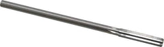 Made in USA - 0.3615" High Speed Steel 6 Flute Chucking Reamer - Straight Flute, 0.3105" Straight Shank, 1-3/4" Flute Length, 7" OAL - Apex Tool & Supply
