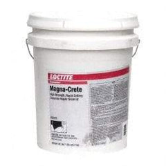 Loctite - 5 Gal Pail Gray Magnesium Phosphate Filler/Repair Caulk - 2000°F Max Operating Temp, 10 min Tack Free Dry Time, 1 to 2 hr Full Cure Time, Series 135 - Apex Tool & Supply
