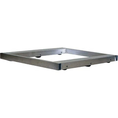 Vestil - 6,000 Lb Capacity Aluminum Pallet Dolly - 42" Long x 42" Wide x 4-1/4" High, 3" Wheels - Apex Tool & Supply