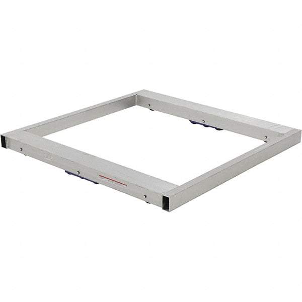 Vestil - 8,000 Lb Capacity Aluminum Pallet Dolly - 48" Long x 48" Wide x 4-1/4" High, 3" Wheels - Apex Tool & Supply