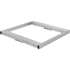Vestil - 8,000 Lb Capacity Aluminum Pallet Dolly - 48" Long x 48" Wide x 4-1/4" High, 3" Wheels - Apex Tool & Supply
