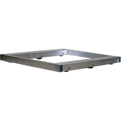 Vestil - 4,000 Lb Capacity Aluminum Pallet Dolly - 42" Long x 36" Wide x 4-1/4" High, 3" Wheels - Apex Tool & Supply