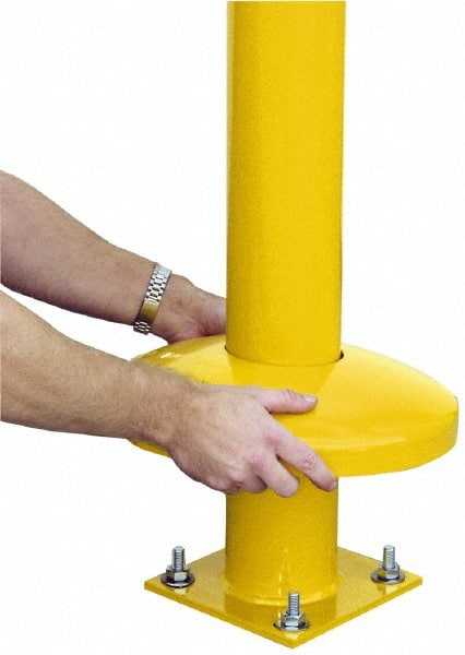 Vestil - Bollard Mounting Kits & Hardware Type: Dome Base Cover For Use With: 4-1/2" Diameter Bollards - Apex Tool & Supply